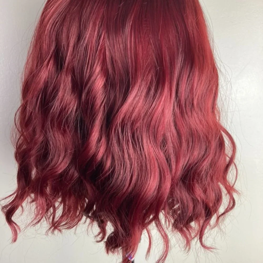 Short Burgundy Wigs -Short Bob Wig